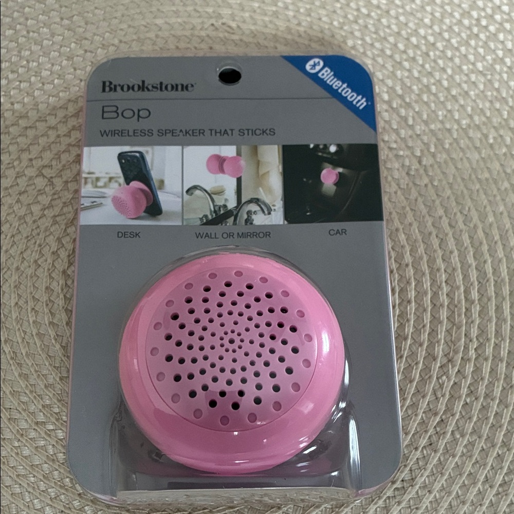 Brookstone Bop Pink Wireless Speaker
